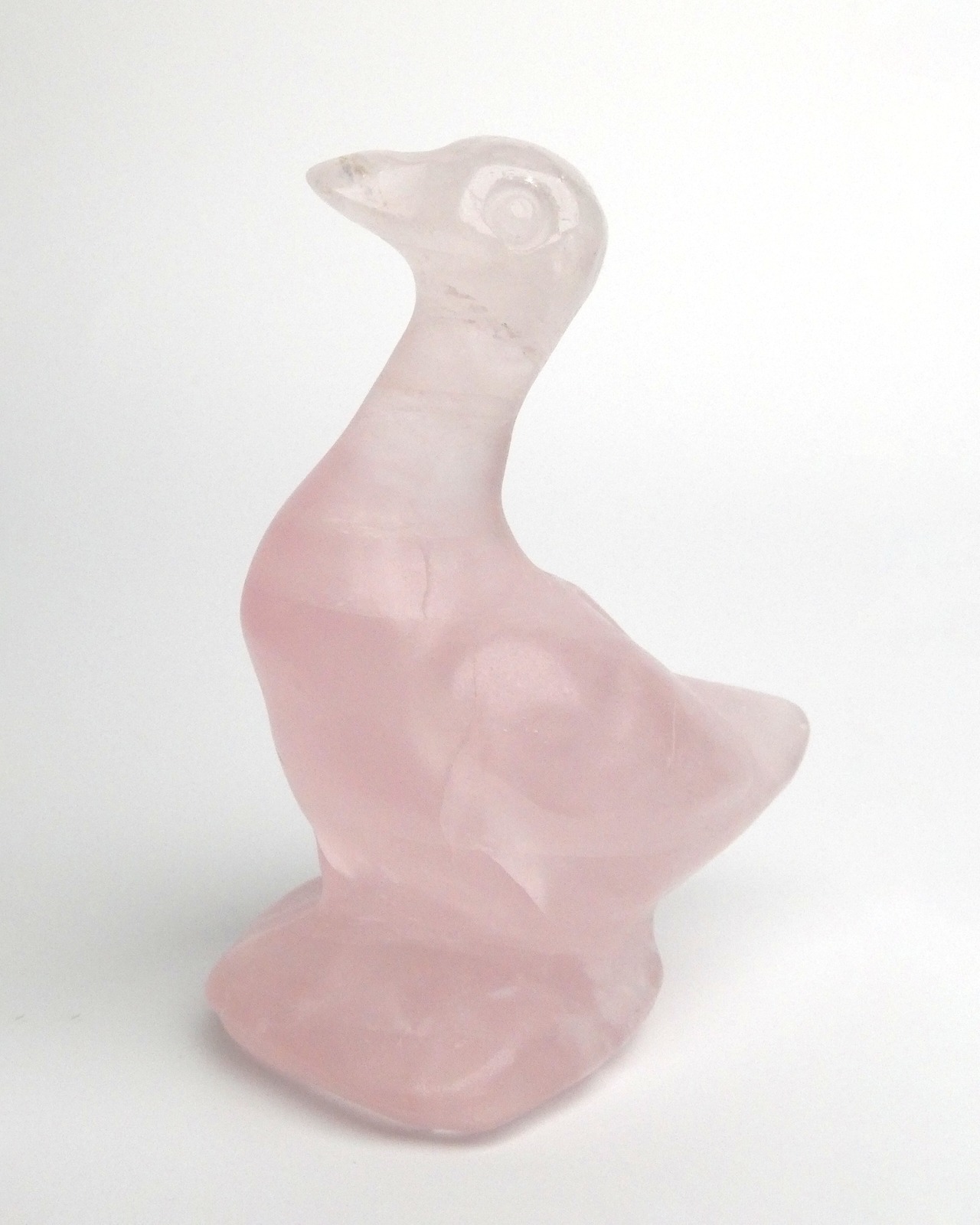Rose Quartz ローズクォーツ ⭓ ガチョウ ⭔ CARVING