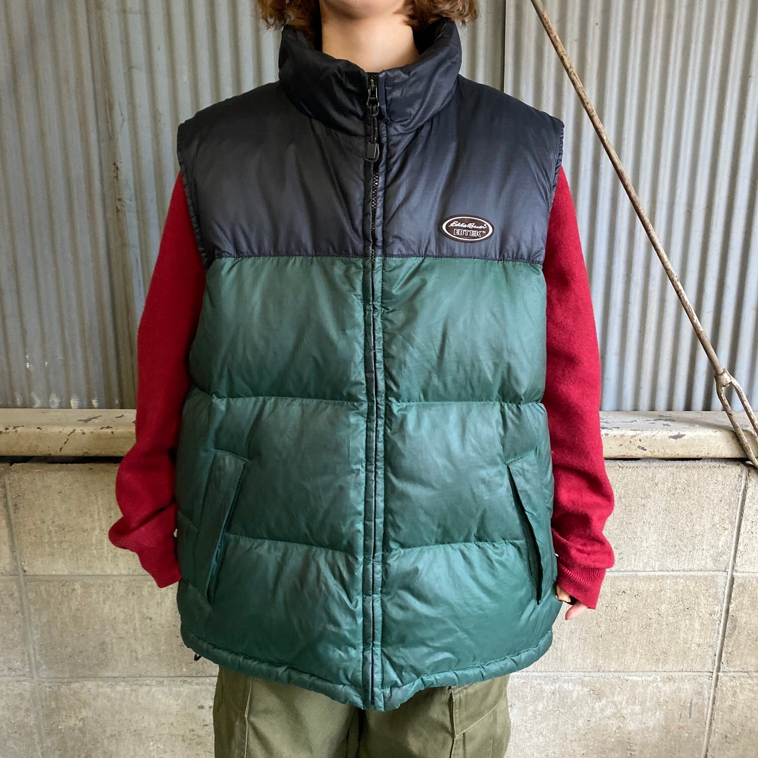 Vintage Eddie Bauer ダウンベスト USA製 ベージュ-