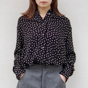 SINME  ドットBDブラウス