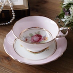 英国パラゴン 淡いピンクに咲く薔薇 静かな華やぎの一客 カップ&ソーサーA thumbnail 3