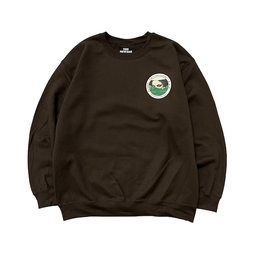 NEWAGE CLUB / PROMISE CREWNECK SWEATSHIRT BROWN