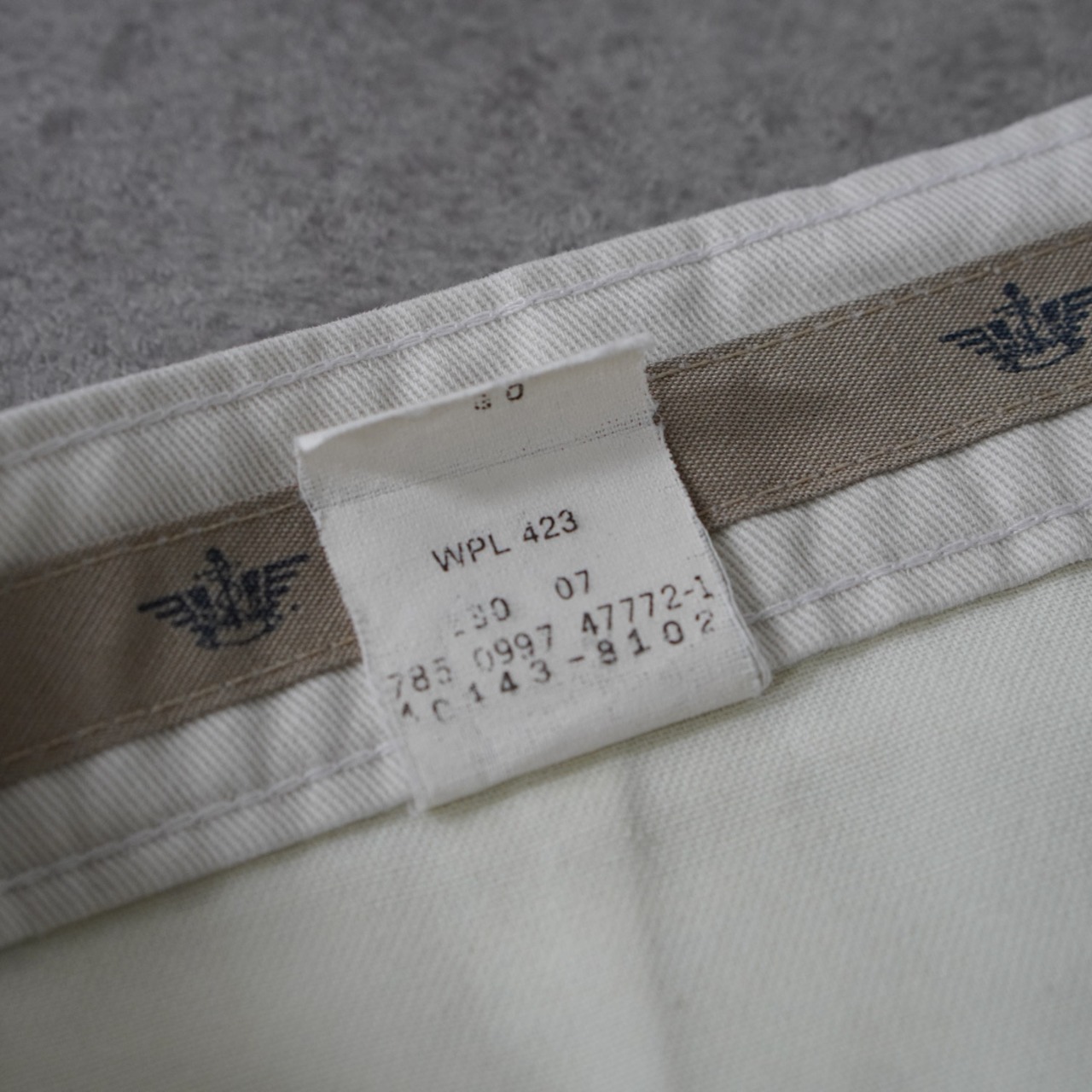 90s DOCKERS CHINO TROUSERS offwhite [W35L31相当] 古着 - 15