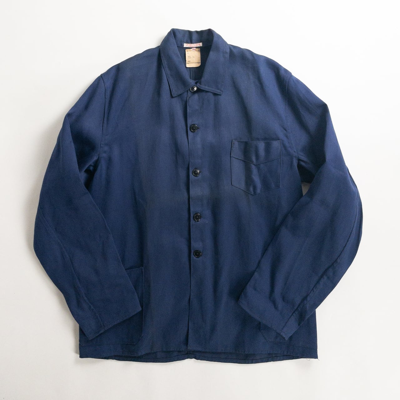 1950s "Belgian Vintage" Blue Indigo Metis Work Jacket, Dead Stock