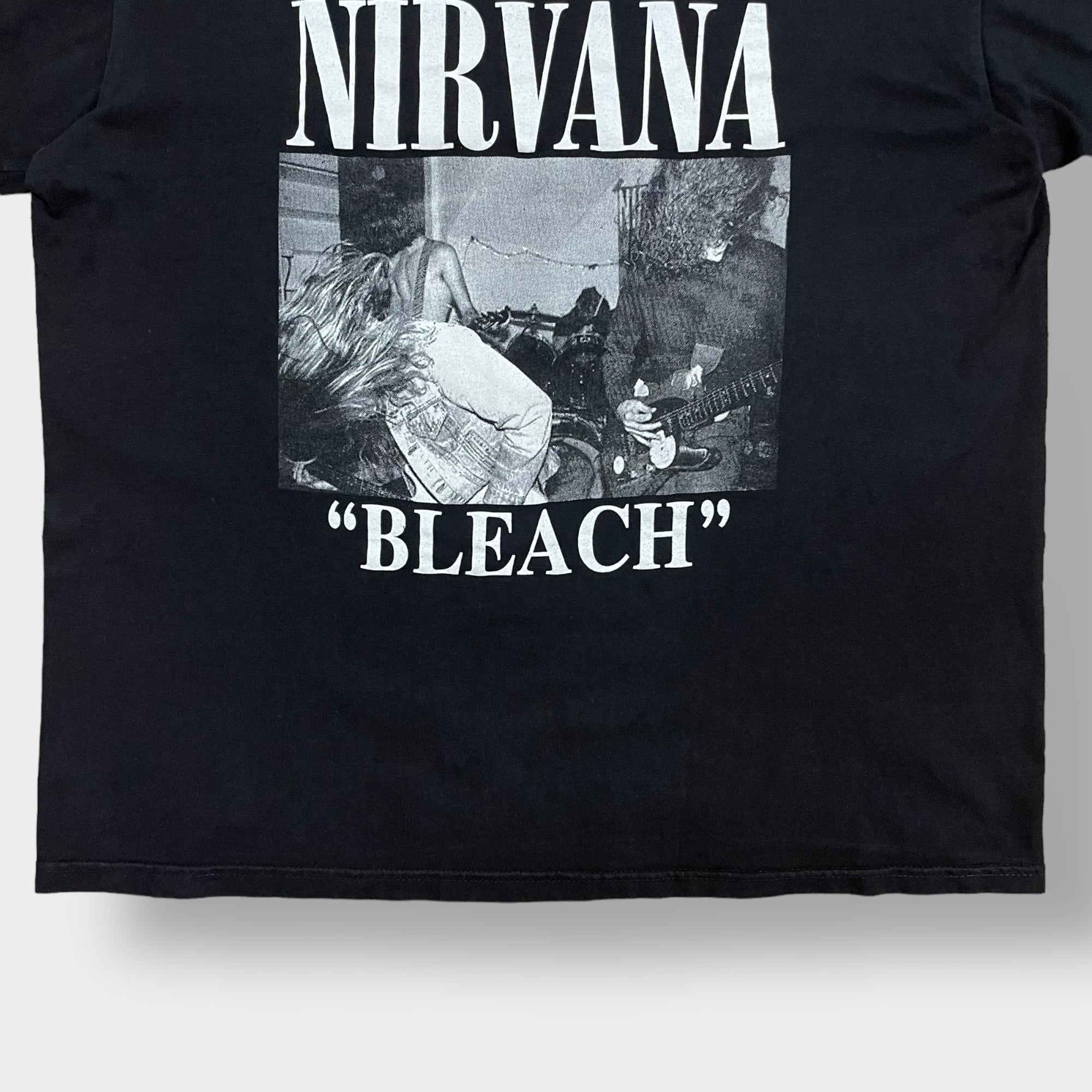 ニルヴァーナ Nirvana バンT 黒 ブラック Tシャツ 半袖 プリントT