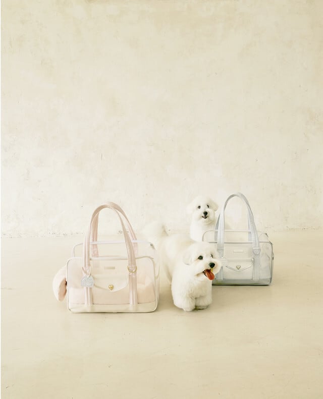 seoru】Mesh Ballon Bag（silver&blue） | ropet