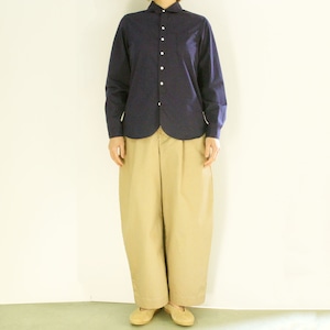 sasanqua by trees サザンカバイツリーズ　AN-147　SUNNY WORK SHIRTS サニーワークシャツ