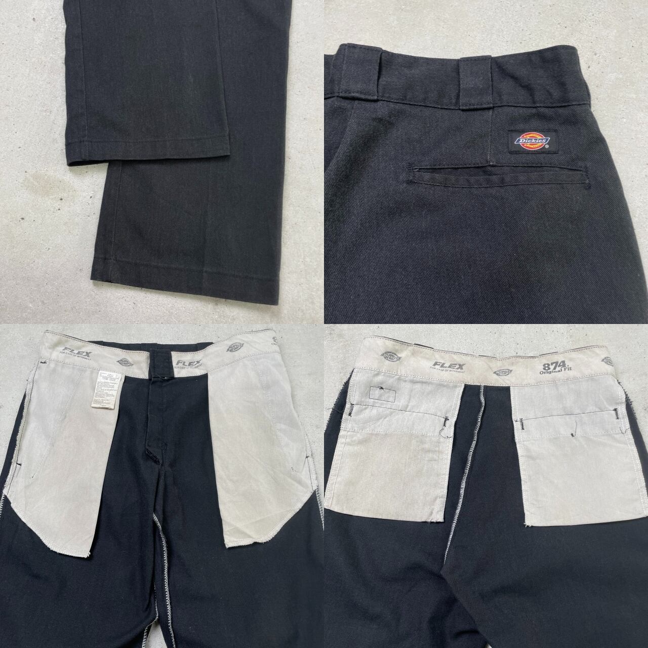 古着 ディッキーズ Dickies 874 FLEX ORIGINAL FIT ワークパンツ メンズw36相当 /eaa493564