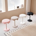 【韓国インテリア風】ドレープデザインラウンドサイドテーブル｜おしゃれで映える北欧風ミニテーブル 全4色展開