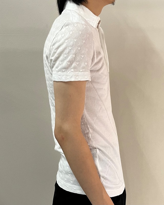 【victor&rolf】argyle design polo shirt