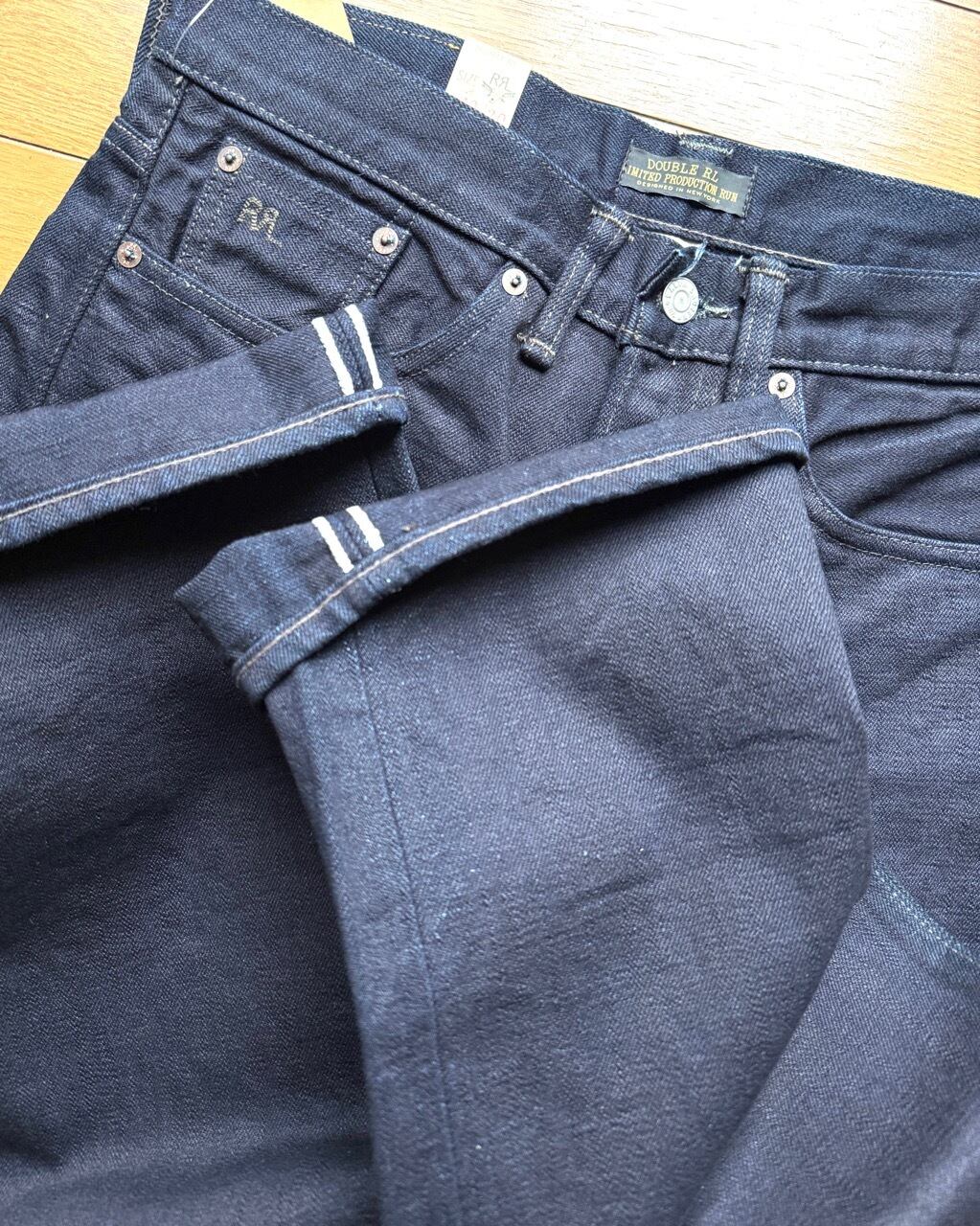 新品 RRL 限定品 アメリカ製 ビンテージ5ポケットデニム W30-L30