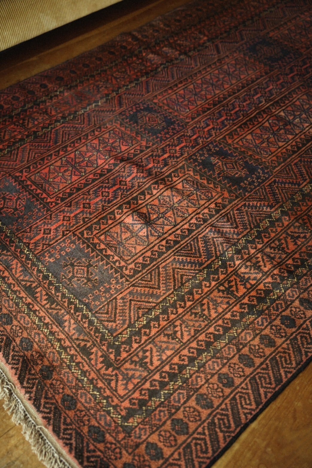 1155-Vintage Yaqub khani Baluch rug | 手織りのヴィンテージラグ専門