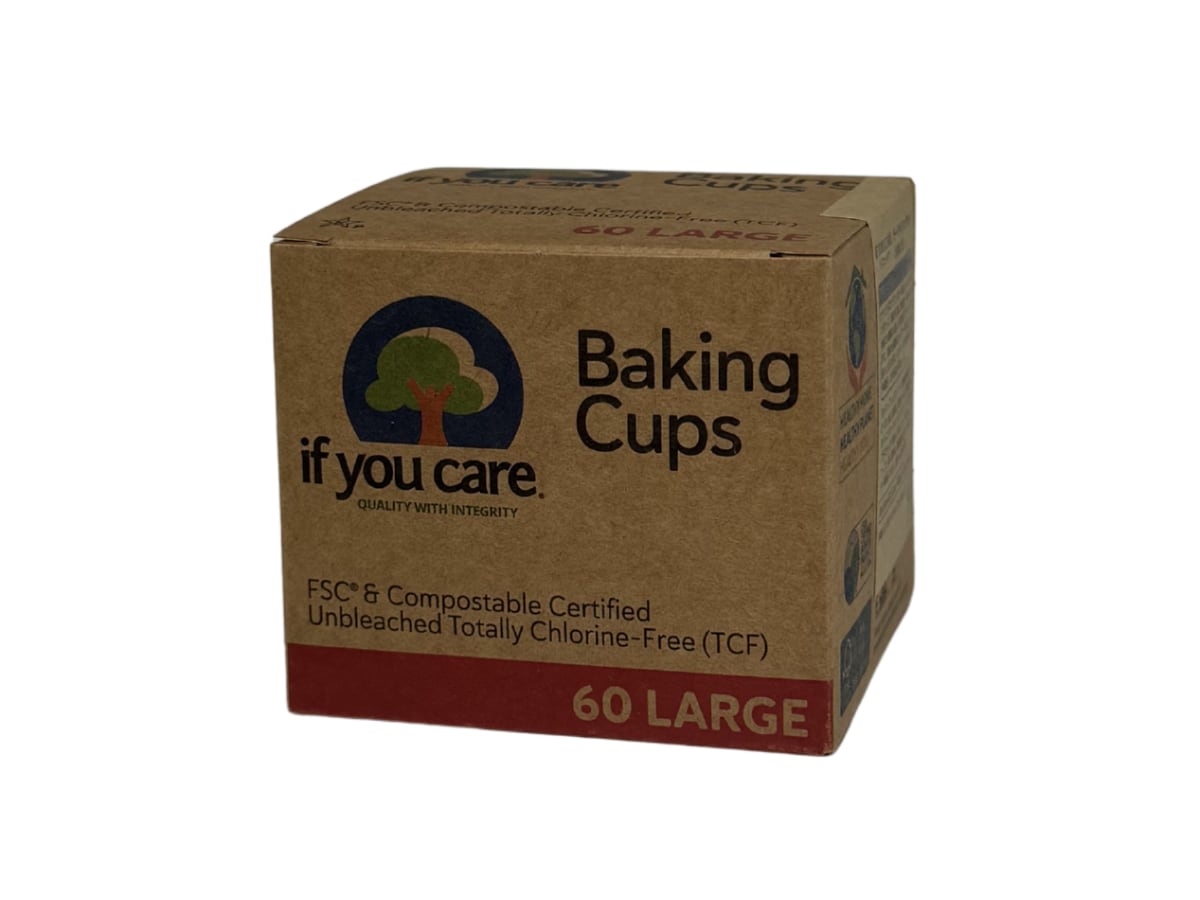 IF YOU CARE 無漂白 ラージベイキングカップ 60枚入り