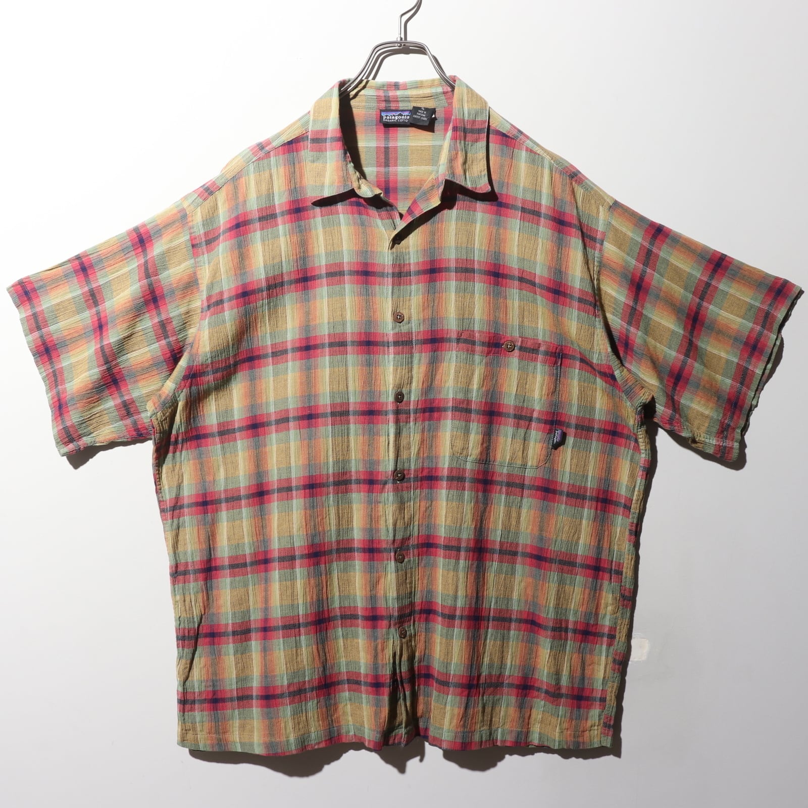 美品 XL Patagonia AC Yarn-Dye Shirt 99年 ポルトガル製 パタゴニア 