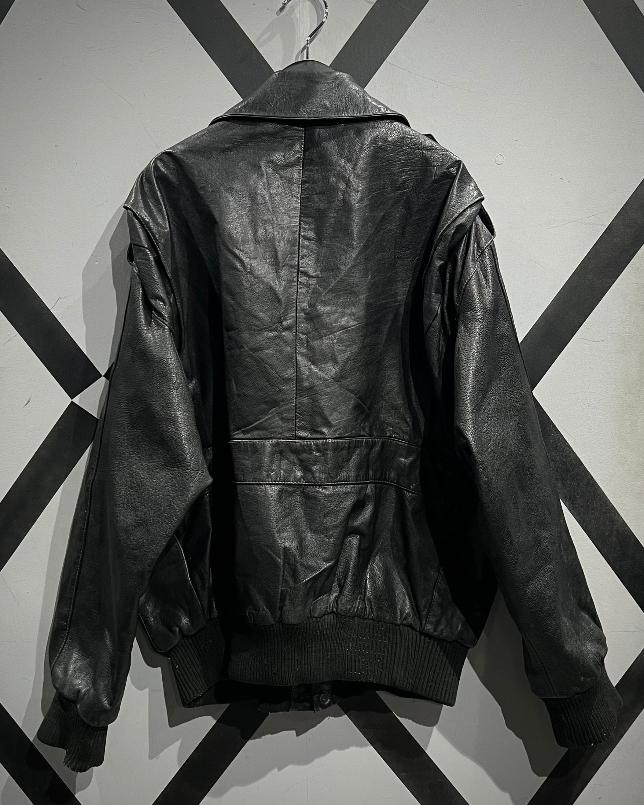 下北沢caka購入 レザーフライトジャケット a.k.a.C.a.k.a】Flight Detail Vintage Leather Jacket | Caka(カカ