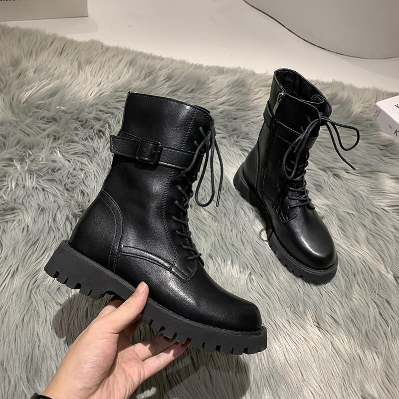 ブーツスタイルオータムウィンターレッド薄手スタンダードショート レトロ 靴 シューズ 秋物 冬物 フェイクシューズ18893887036