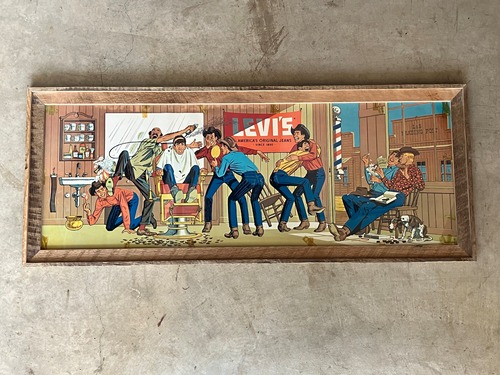60s LEVIS ADVERTISING POSTER FRAMING