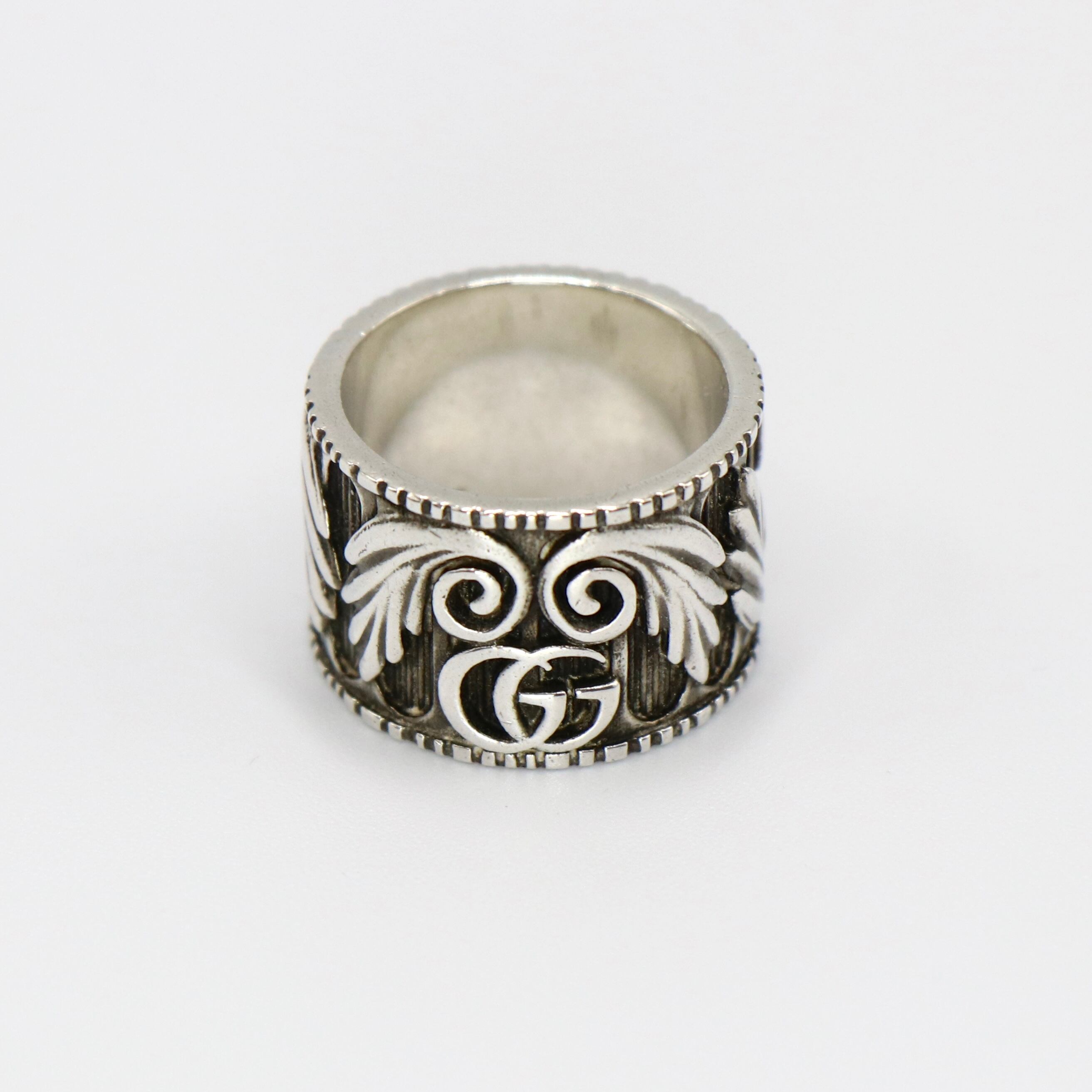 GUCCI 約15号 GGリーフ ワイド リング シルバー925 グッチ | 2122TOKYO