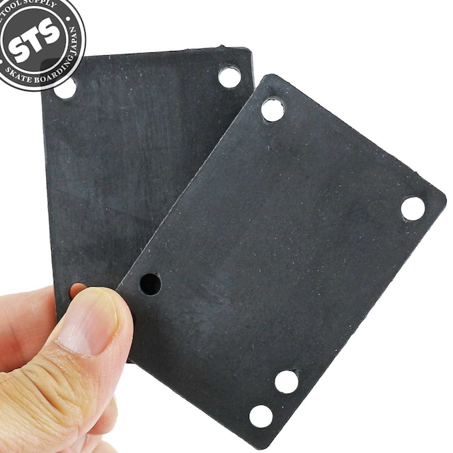 スケボー ラバー ショックパッド ライザー Shock Pads 1/8インチ  (0.125mm) 各ブランドトラック汎用品 STS Skate Tool Supply ブランク スケートボード パーツ