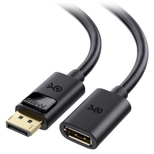 【在庫のみ】Cable Matters DisplayPort 延長ケーブル - 1.8m、DisplayPortオス-メス、DP延長、Oculus Rift S/HTC Vive Pro/ゲーミングモニター対応