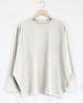 【9月上旬入荷予定】Curve Silhouette Cut & Sewn Oatmeal