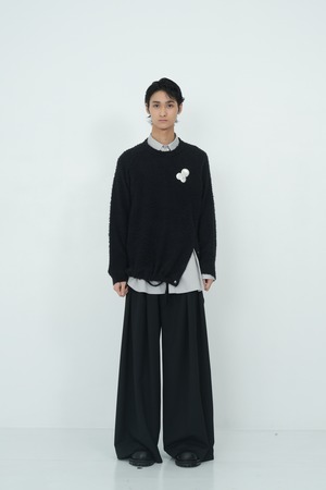 【26AW | MEN】Tamme タム / HEM SLIT KNIT PULLOVER  / ニット /  26A0399