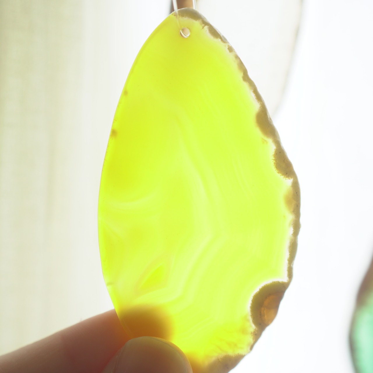 Orange Lemon Tart - アゲートヒーリングチャイム / Agate Sun Catcher Wind Chime 127