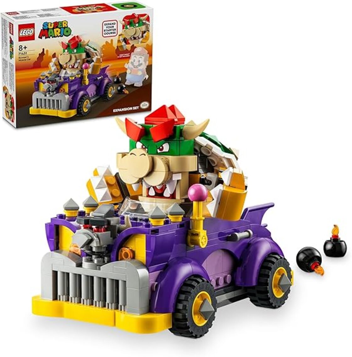 レゴ(LEGO) スーパーマリオ クッパ の ハイウェイカー おもちゃ 玩具 