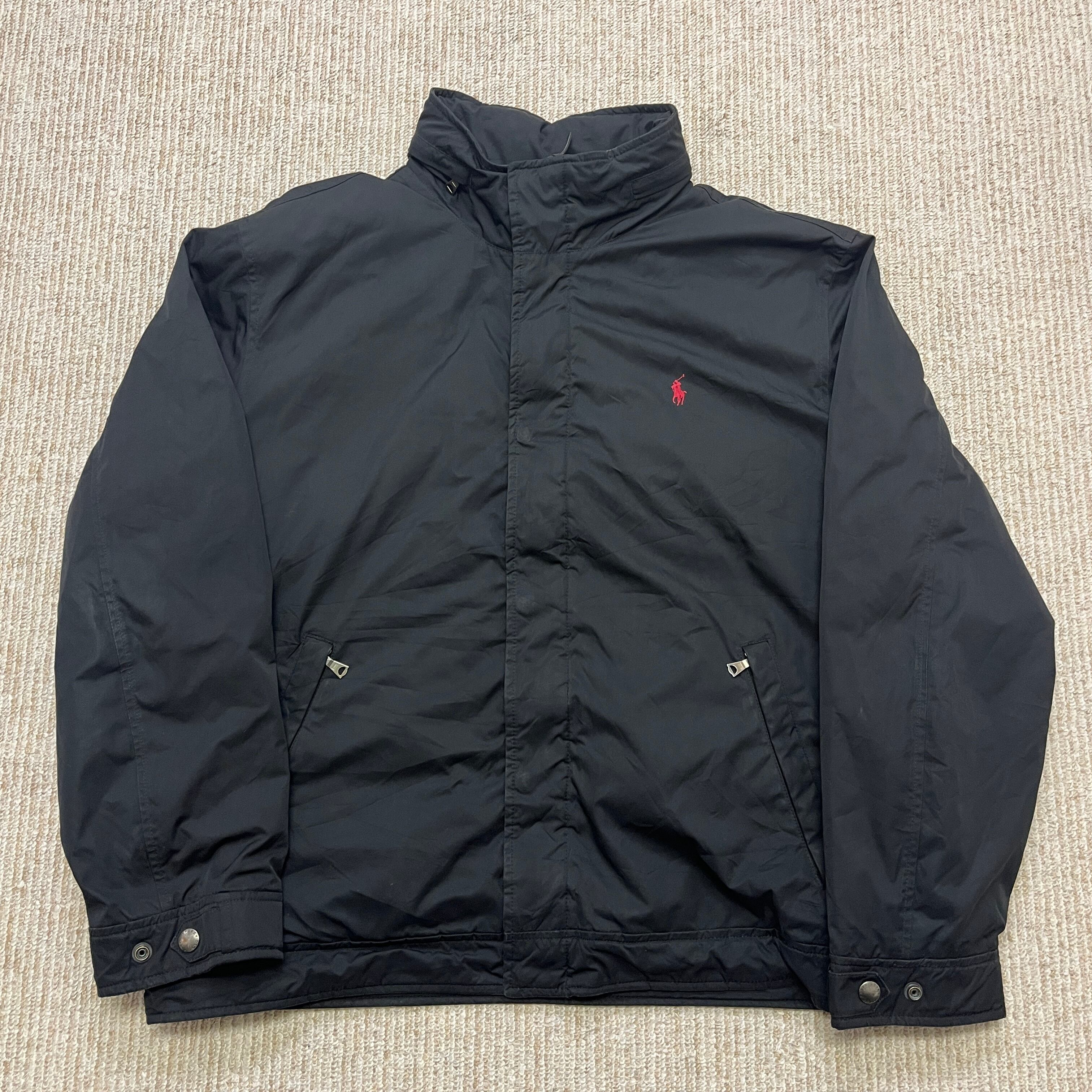 RALPH LAUREN NYLON/FLEECE JACKET BLACK | safarionline