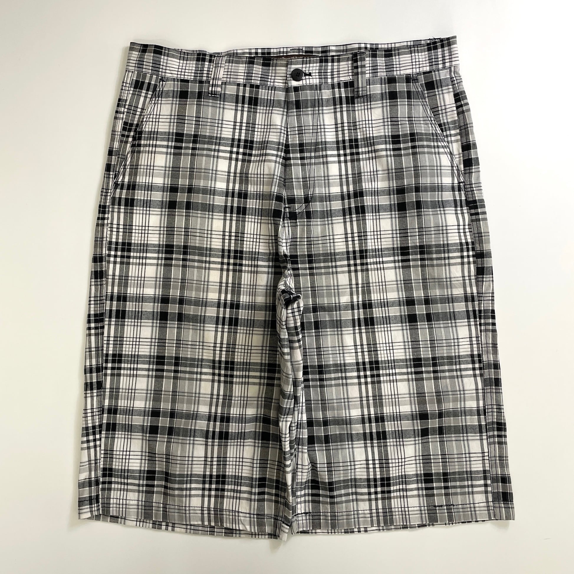 00s SOUTH POLE check baggy short pants