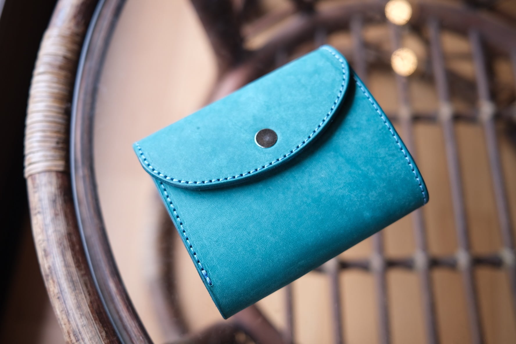 《即納》3fold wallet【caribbean blue】