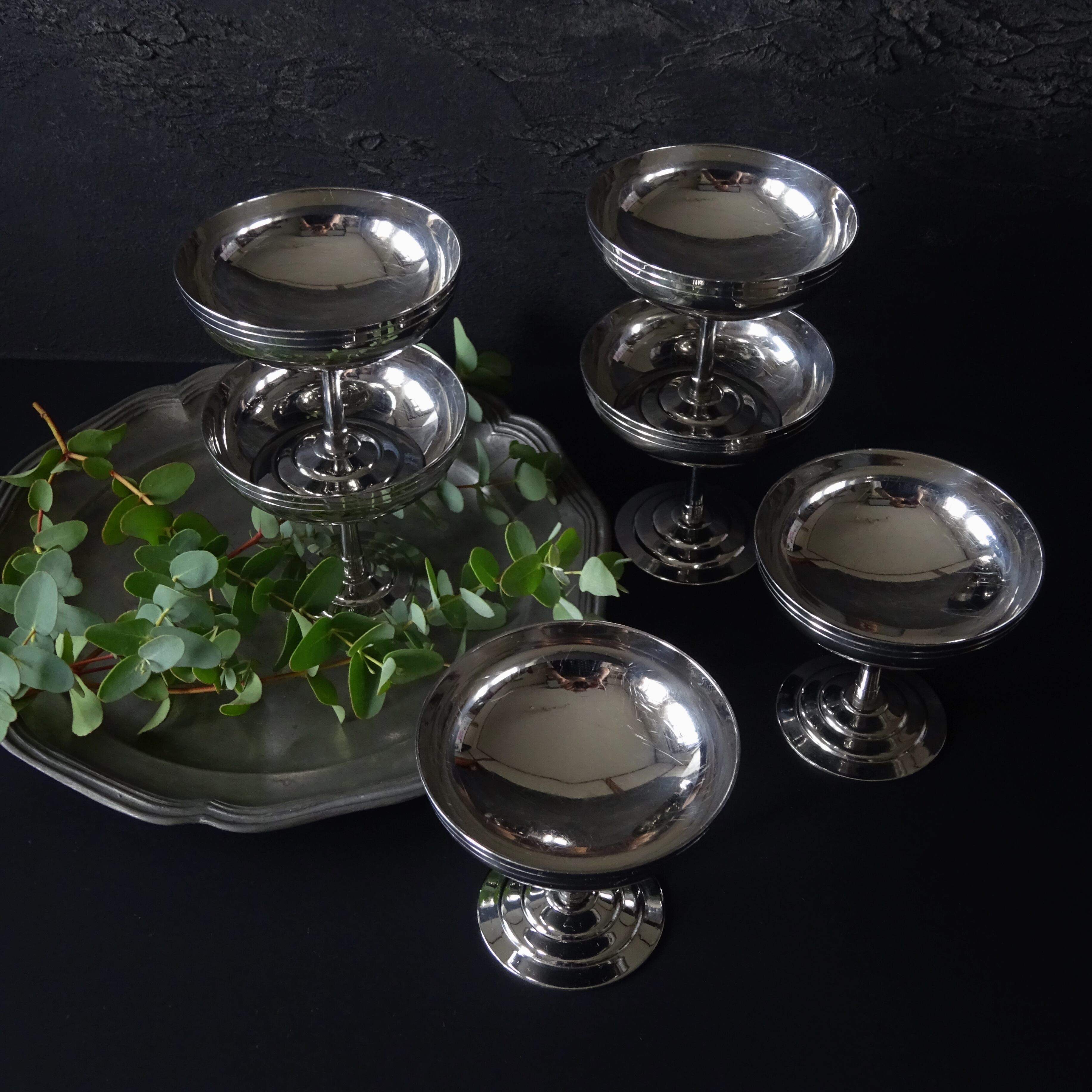 【 Épuisé 】LETANG REMY  Coupe à Glace Inox ancienne