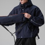 Zip-up Hip-length Padded Jacket ◇2color H0995