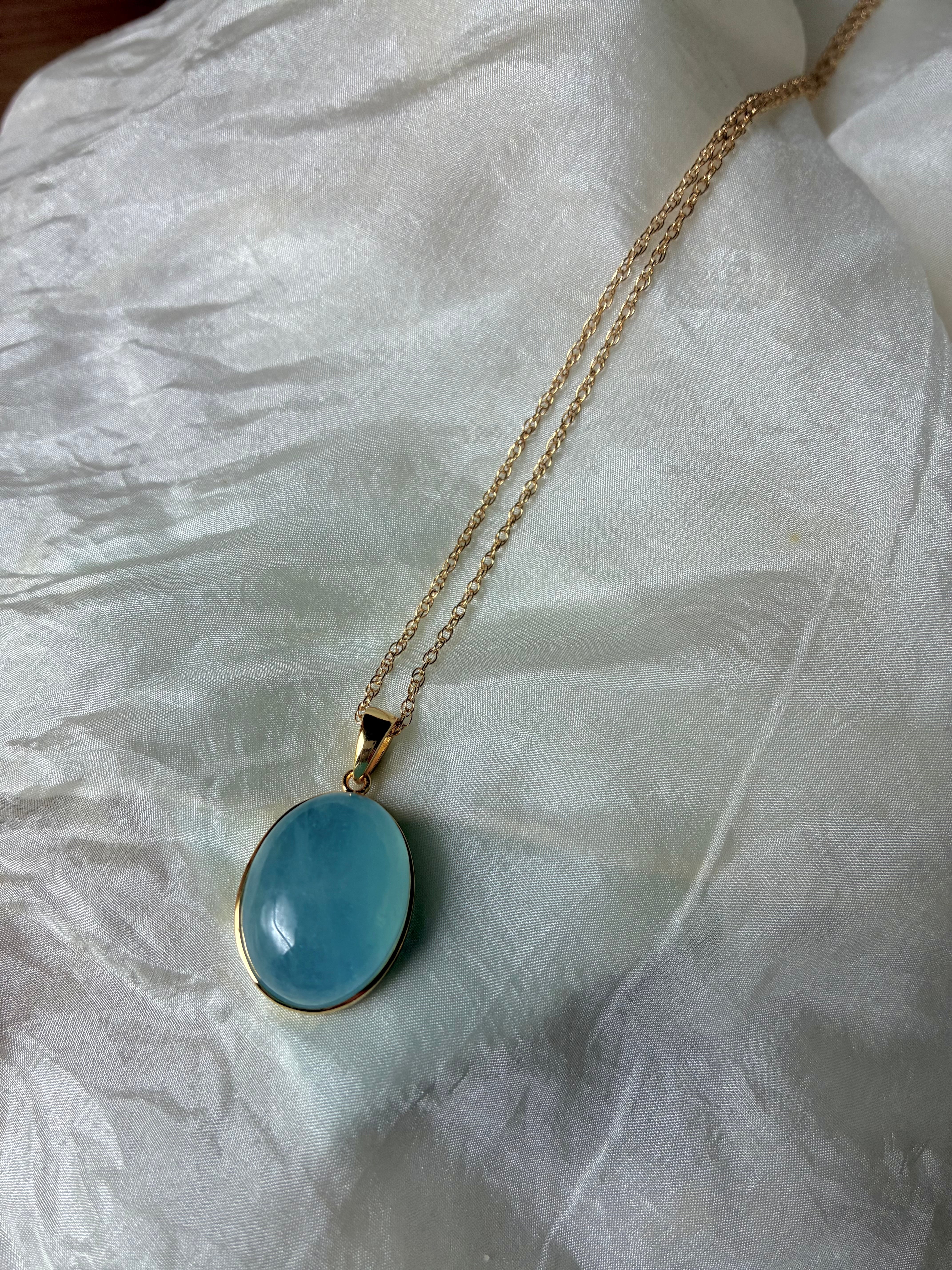 Aquamarine 〜きらめき〜　necklace