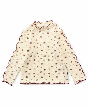 【26AW】F.O メロウリブトップス (80/90/100/110/120/130/140) アイボリー