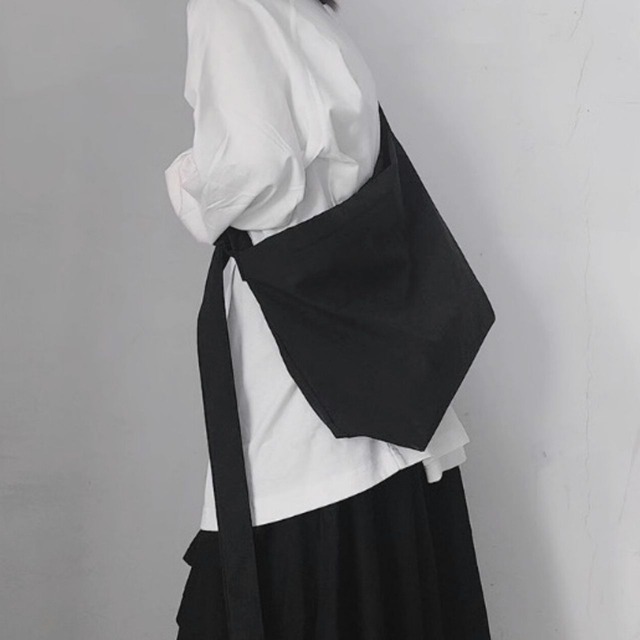 Simple canvas shoulder bag C0854