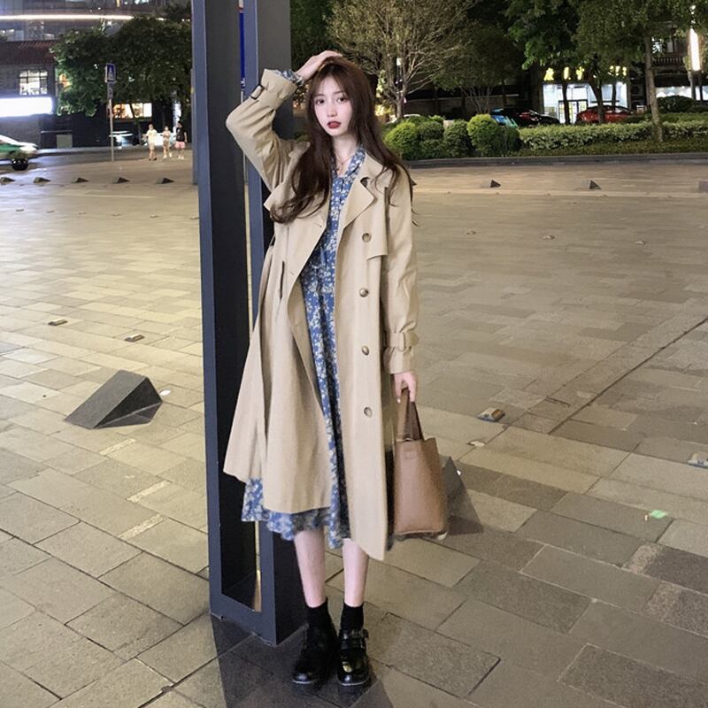 ルーズジャケット スプリングオータムコート 春物 秋物 試着室22312201528