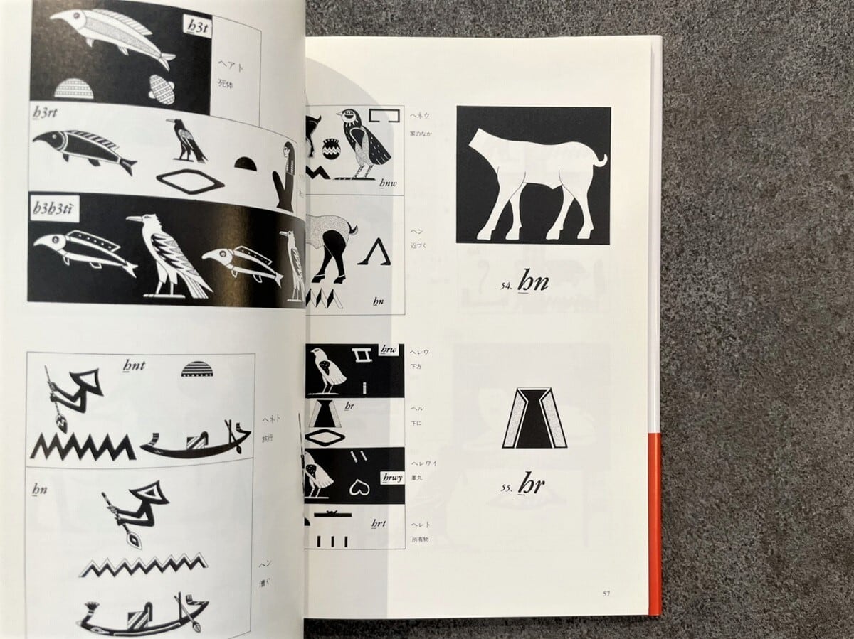 VO025】古代エジプト文字ヒエログリフ入門 /visual book | KITAZAWA