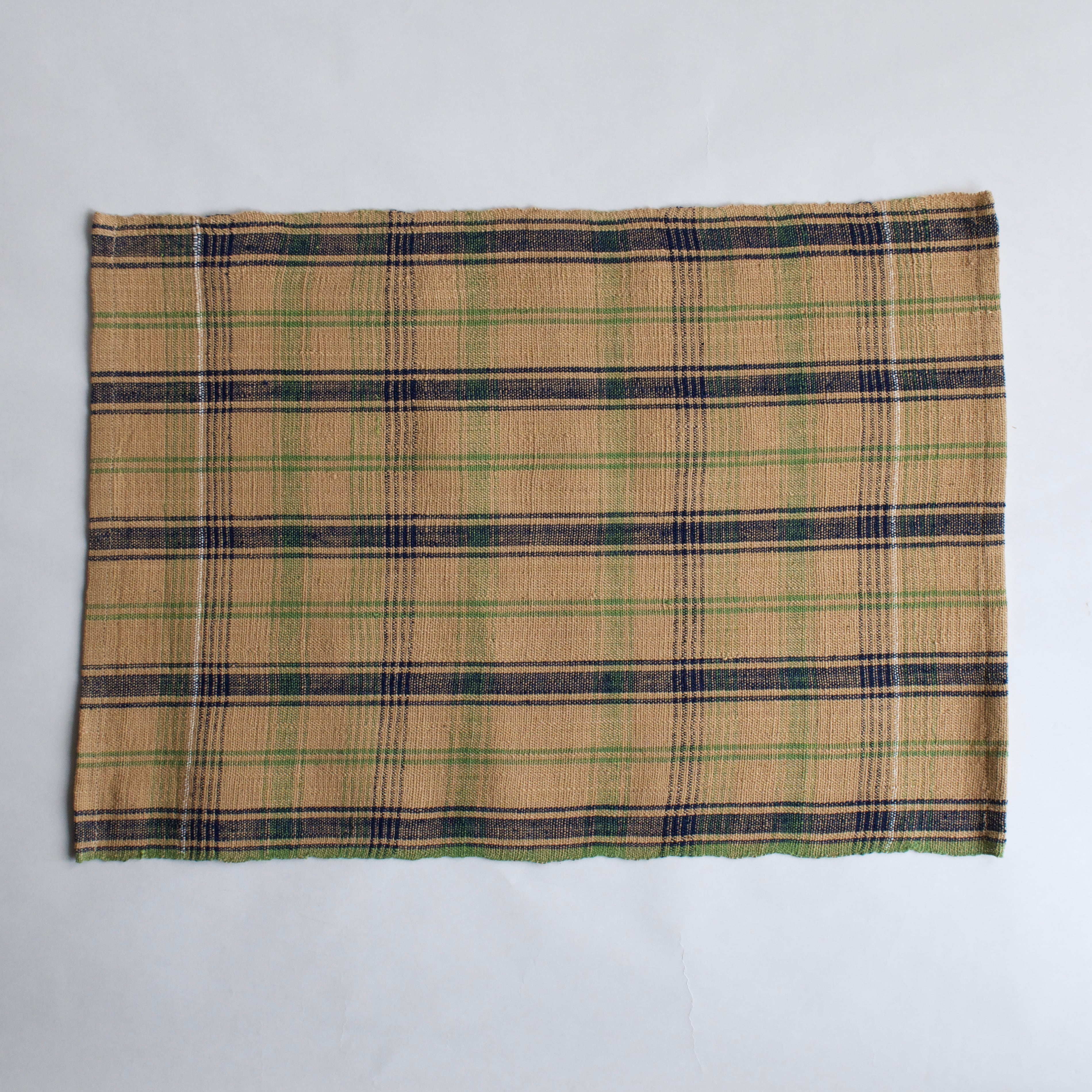 ランチョンマット（栗格子） | 丹波布 -Tamba nuno -｜ムラカミ染織