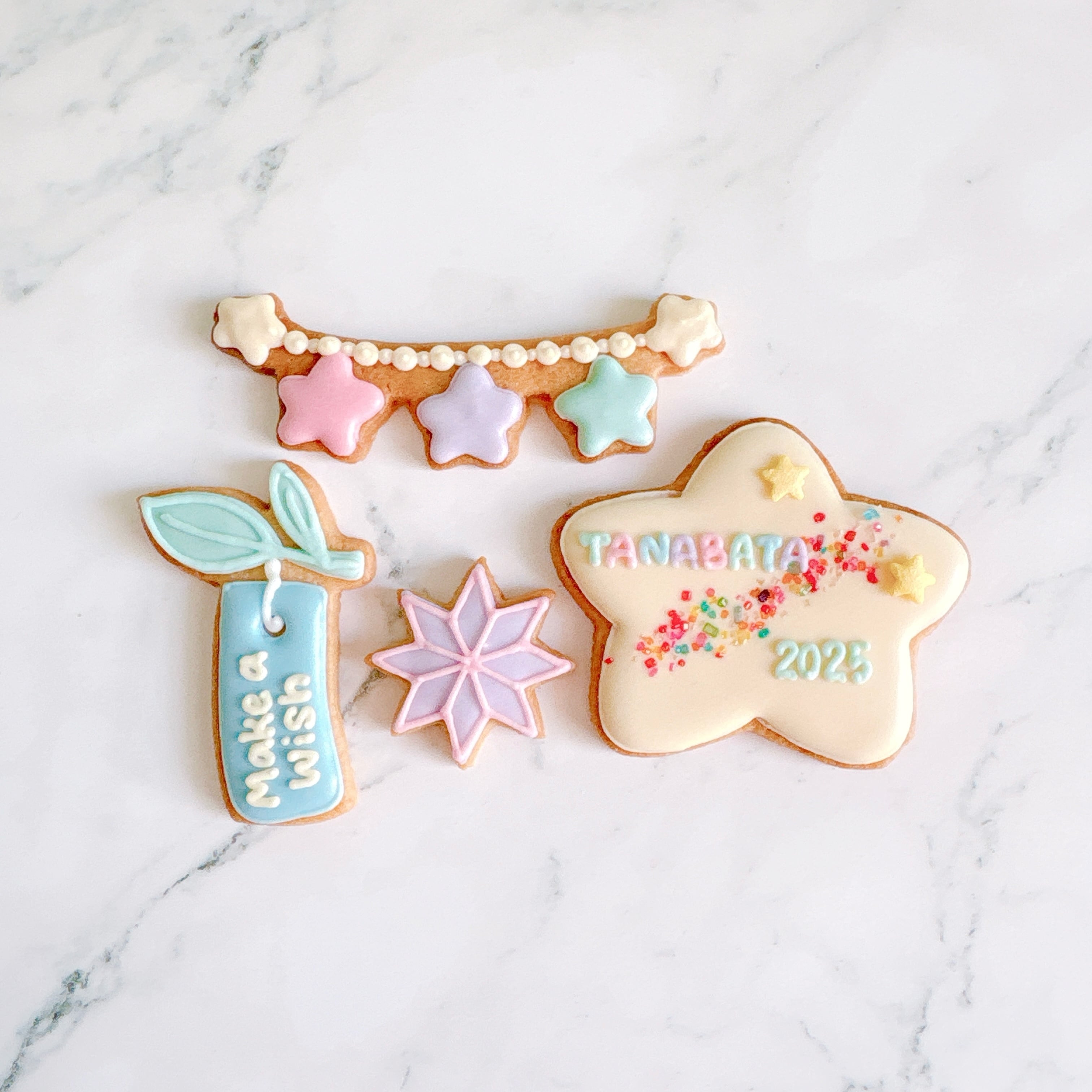 七夕のアイシングクッキー | Francesca von Sweets