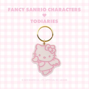（受注生産）TODIARIES × FANCY SANRIO CHARACTERS・HELLO KITTY ANGEL キーホルダー