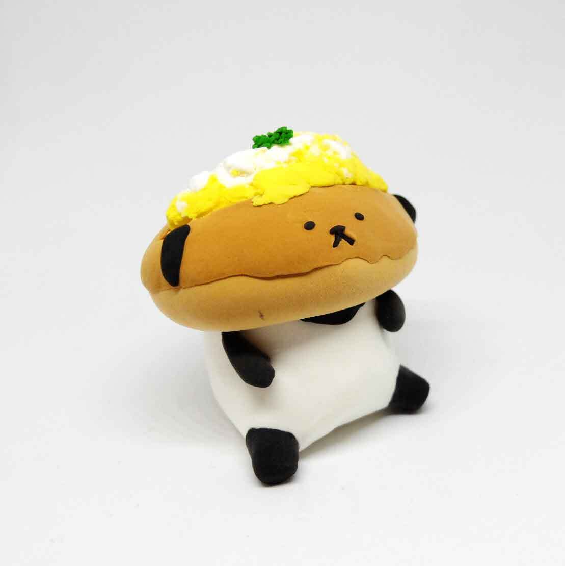 たまごコッペパンダ / 紙粘土 / カトコト