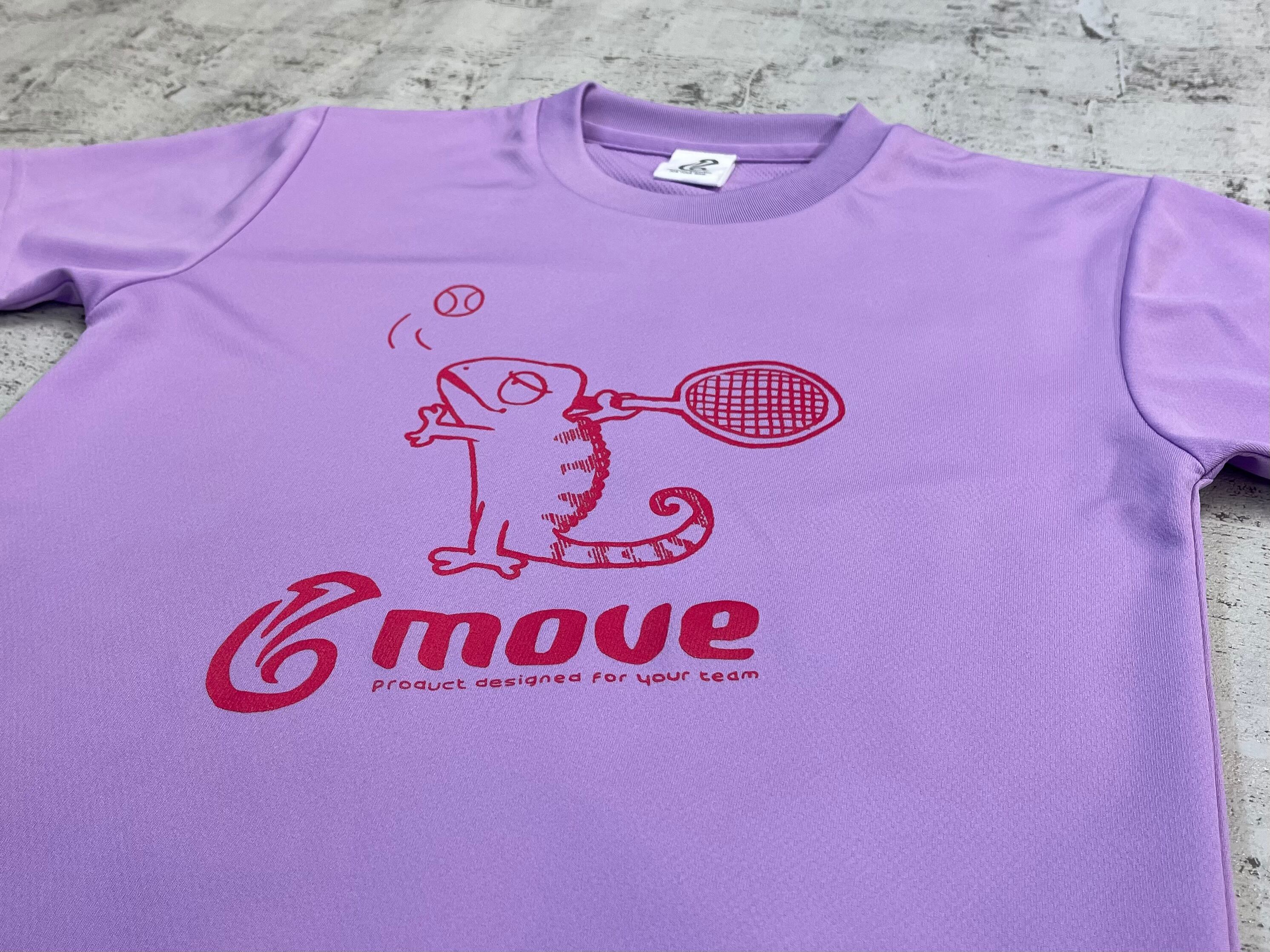 ジュニア ドライTシャツ 25JTC【lavender × pink】