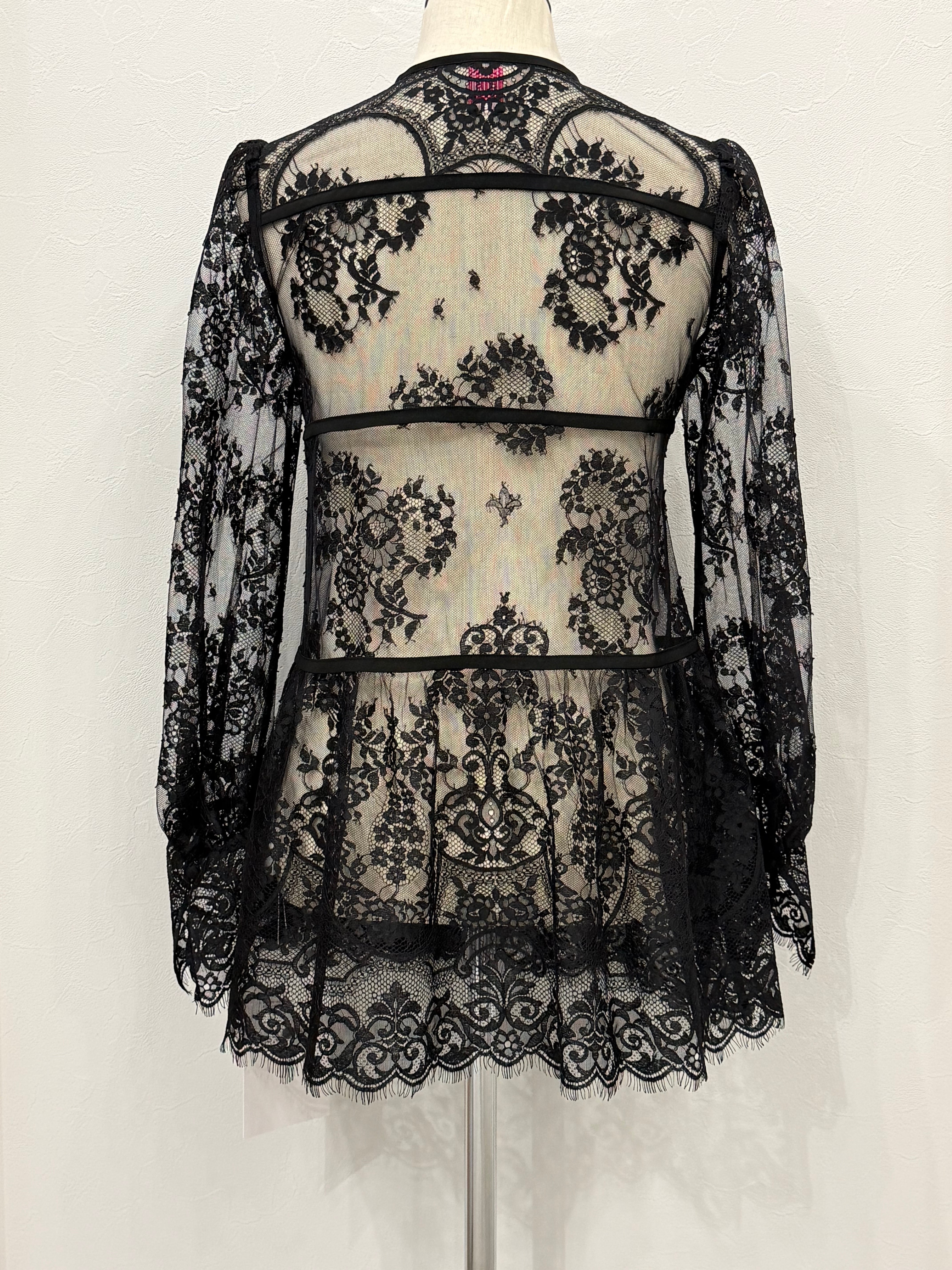 FETICO /LACE GATHERED BLOUSE | eunoia maruyama