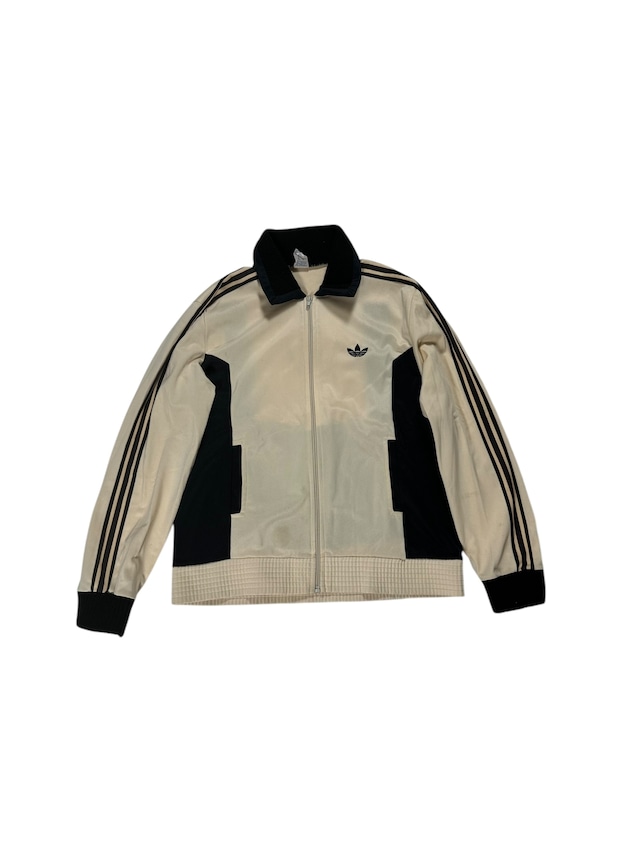 70~80s French Adidas Ventex Track Jacket with knit Collar