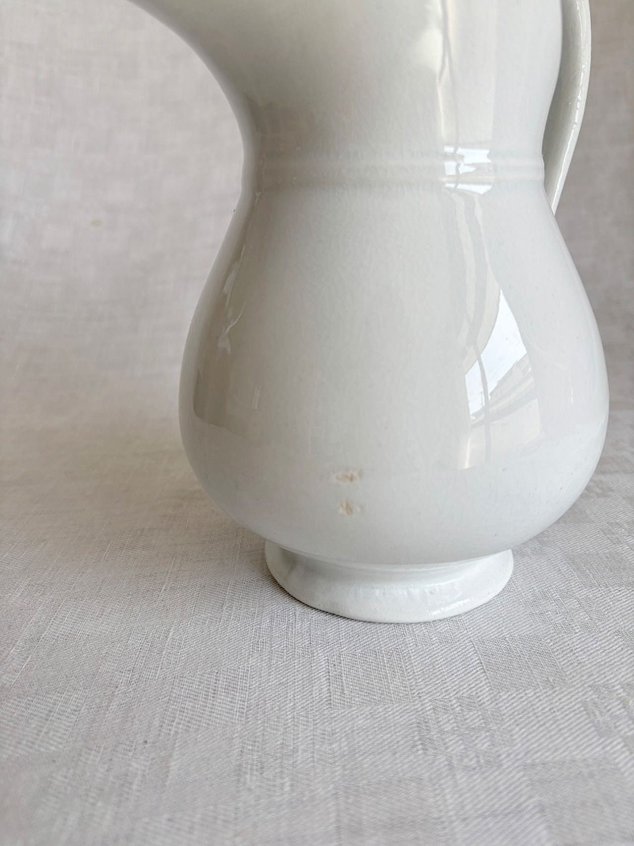 ピシェ　ジャグ　水瓶　OPAQUE LUNEVILLE リュネヴィル　フランス 19twj11