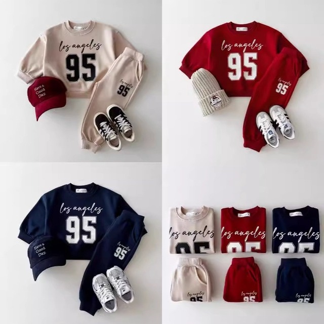 【BABY&KID】95オシャレセットアップ