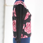 社交ダンス 衣装 スタンダード トップス レッスンウェア レディース オールシーズン U:NA ユーナ ブラック系 ピンク系 花柄 レース 長袖 シック 母の日 ギフト パーティー カジュアル エレガント フェミニン おしゃれ 体型カバー スタイリッシュ 着心地良い 伸縮性あり クリエイティブ シンプル 長袖トップス 洗練された