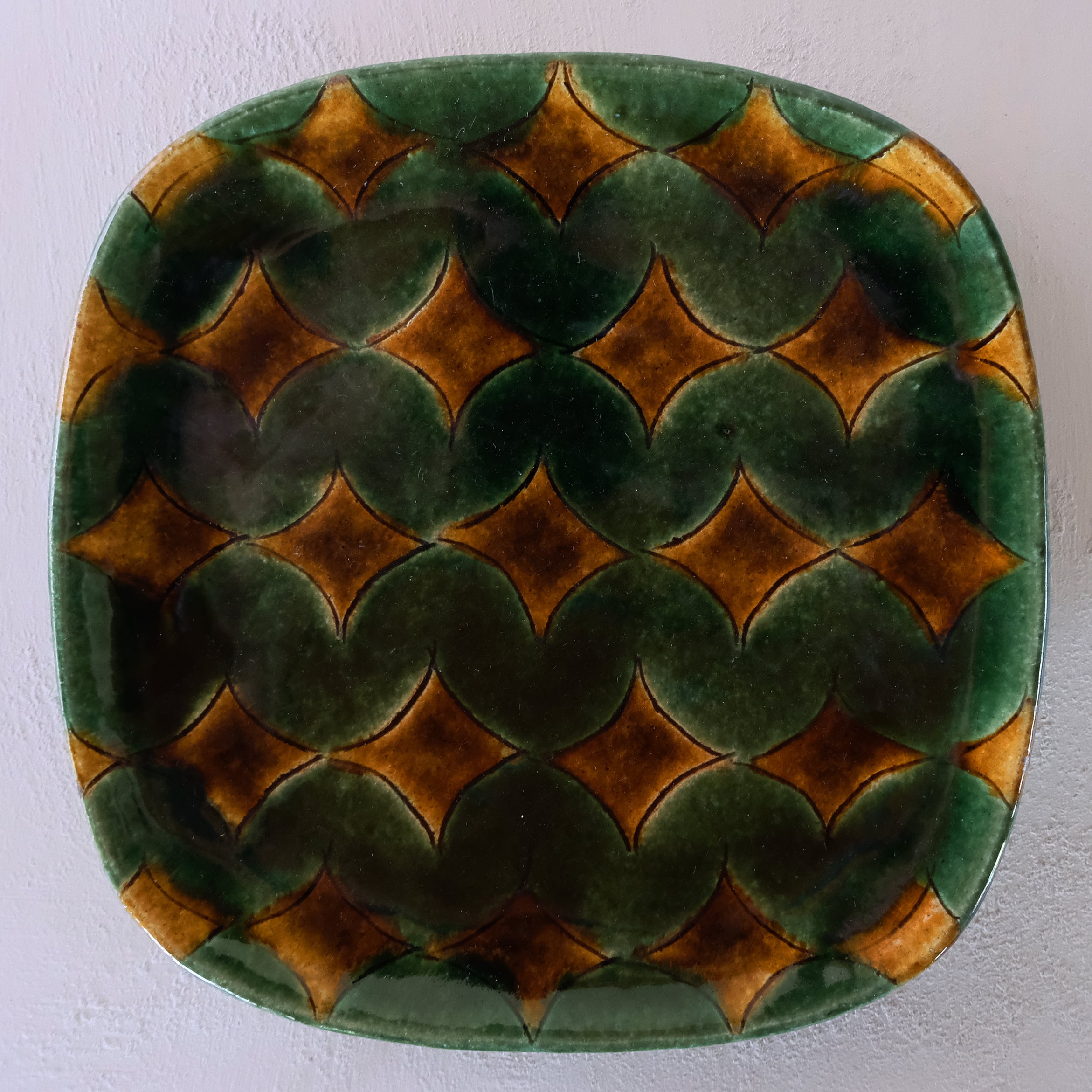 岡本芳久 Yoshihisa Okamoto 角丸皿（大）渡文 no.3,4 | les trois