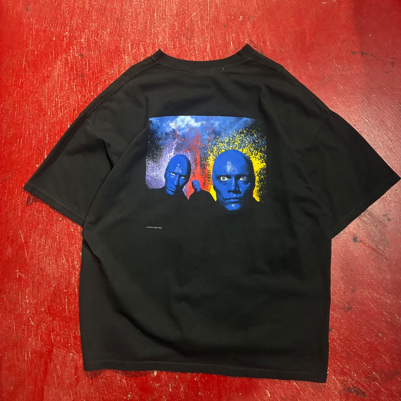 BLUE MAN GROUP LIVE AT LUXOR Tee　ブルーマン　バンドTシャツ