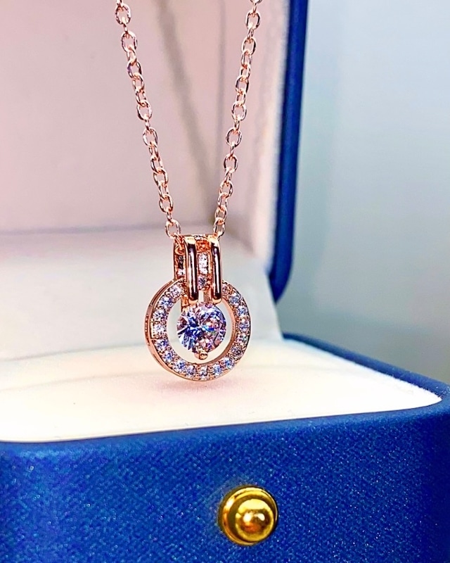 【次回販売4/5 20:00〜4/7】Lune Cercle necklace［A480］